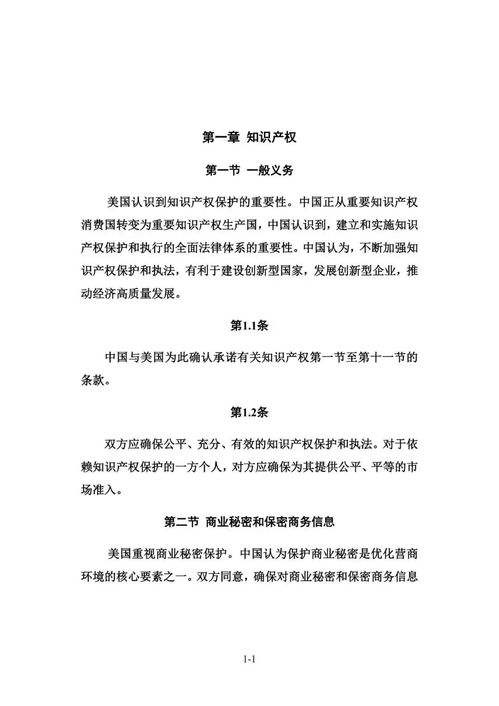 中美簽署技術(shù)轉(zhuǎn)讓與知識產(chǎn)權(quán)協(xié)議 新框架下的合作與挑戰(zhàn)